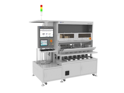 Automatic labeling and sorting machine