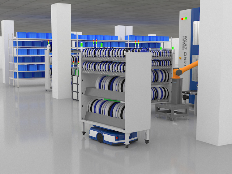 What are the advantages of Future Att SMT intelligent electronic material rack ?